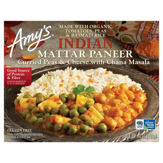 Amy's Gluten Free Indian Mattar Paneer