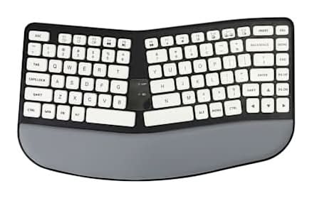 Bytech® Ergonomic Wireless Keyboard Black