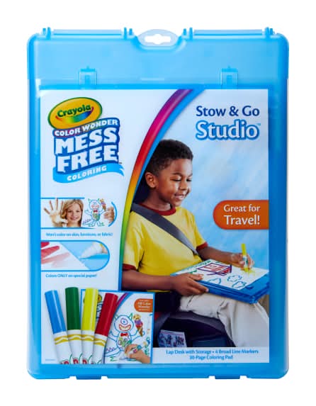 Crayola® Color Wonder Stow & Go Studio Coloring Kit, Assorted Colors