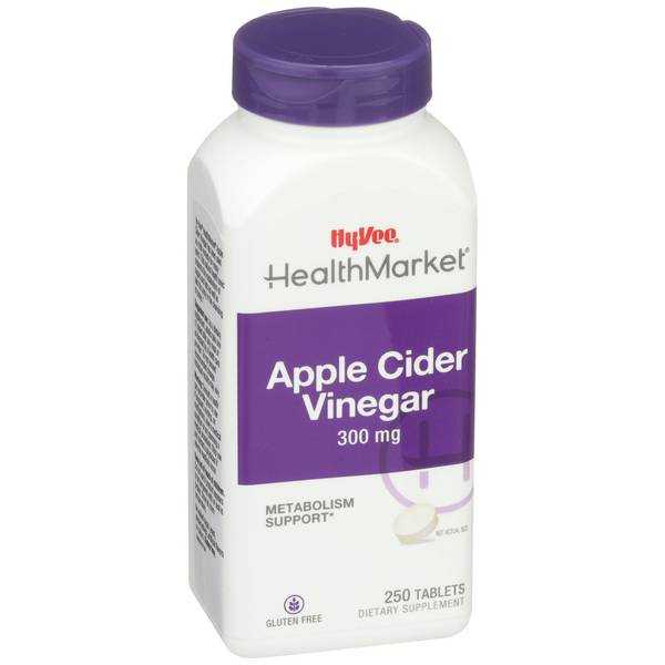 Hy-Vee HealthMarket All Natural Apple Cider Vinegar 300mg Tablets