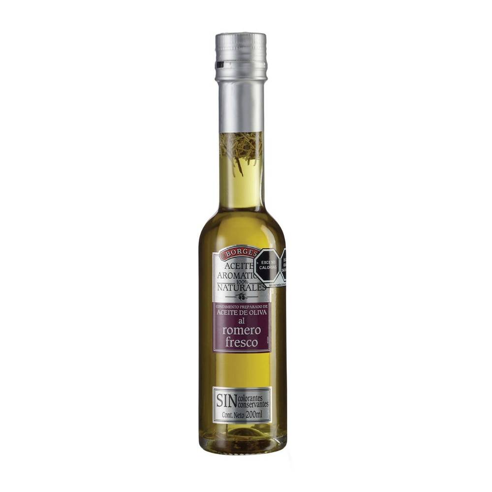 Borges aceite de oliva al romero fresco (200 ml)