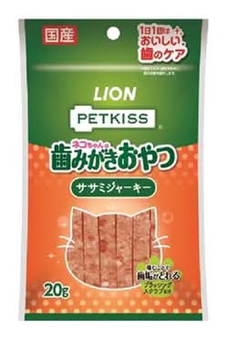 ライオン ペットキッス オーラルケア ササミジャーキー (20g)