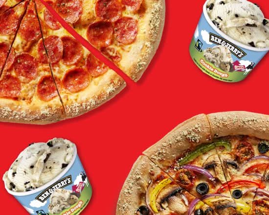Double-Up Feast: Pizza + Ben & Jerry's