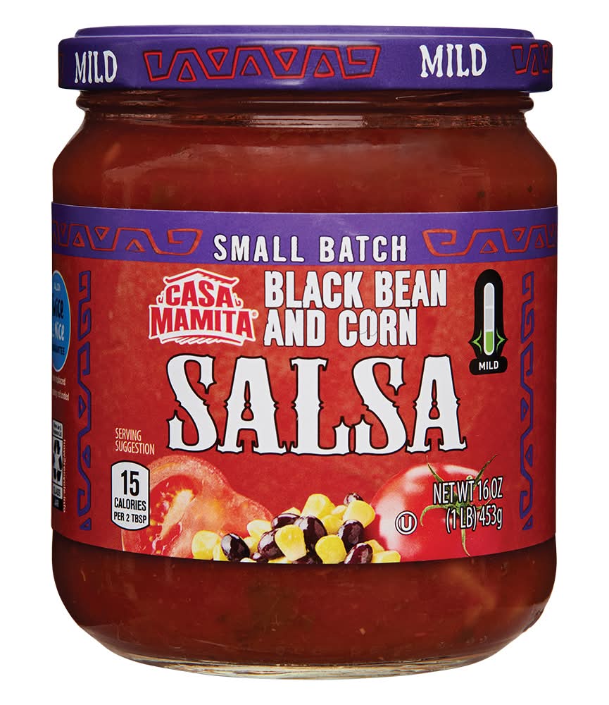 Casa Mamita Black Bean & Corn Salsa (16 oz)