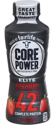 Core Power Elite Strawberry 42G Protein Shake - 14 Fl Oz Bottle