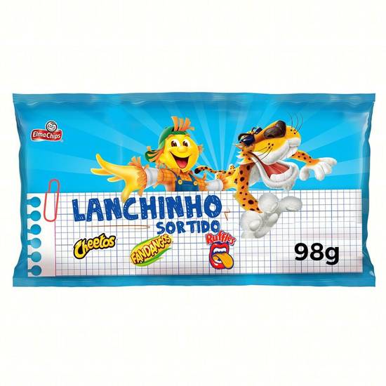 Elma chips kit salgadinho lanchinho sortido (98 g)