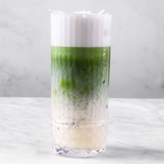 Iced Lychee Coconut Matcha