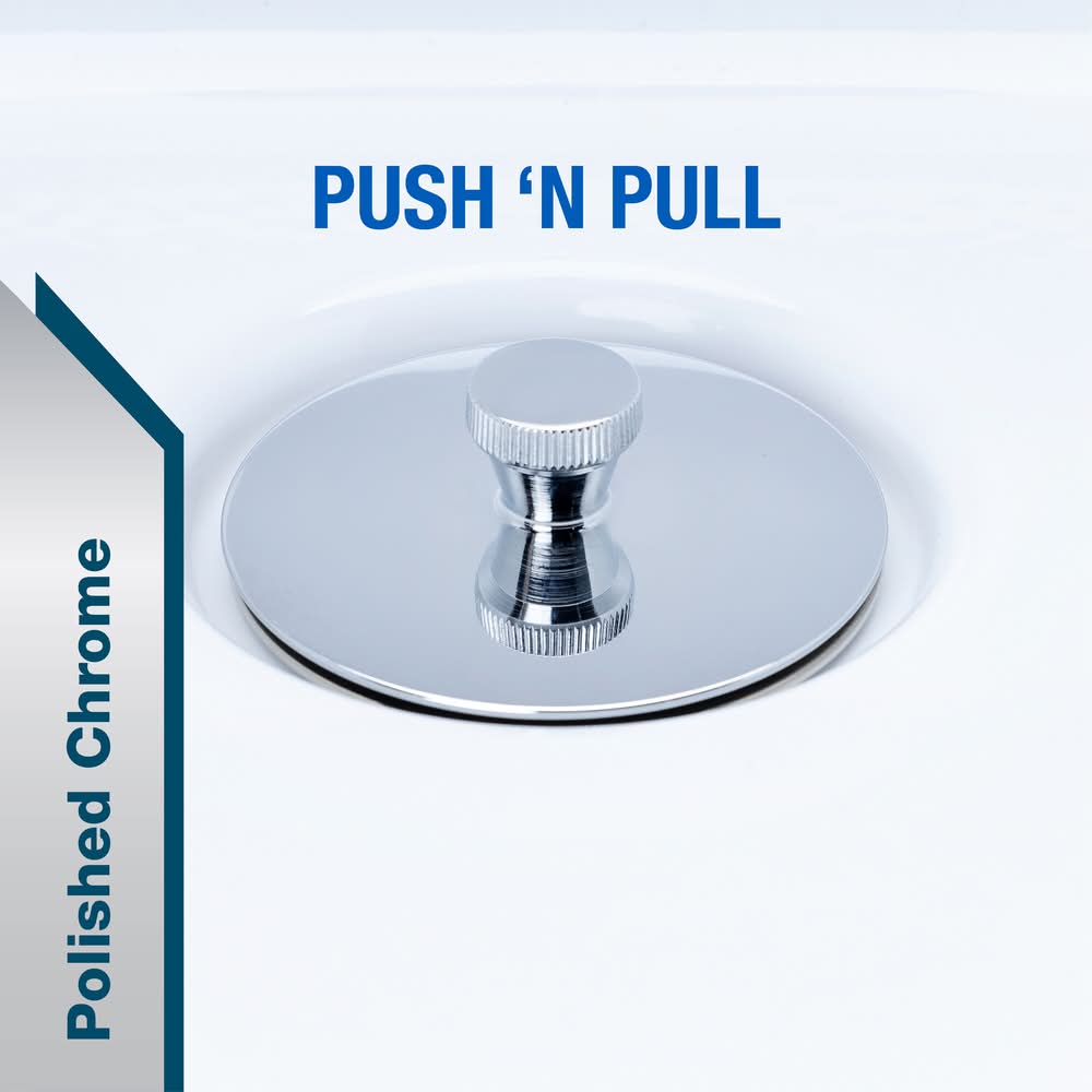 Dearborn Universal Bathtub Drain Stopper - Polished Chrome