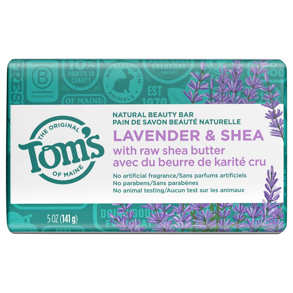 Tom's Of Maine Lavender Tea Tree With Shea Butter Beauty Bar (5 oz)