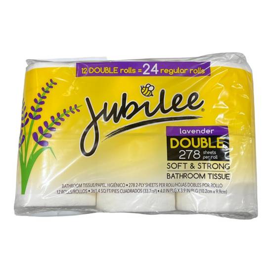 Jubilee Soft & Strong Bathroom Tissue Lavender Scent (12 ct)