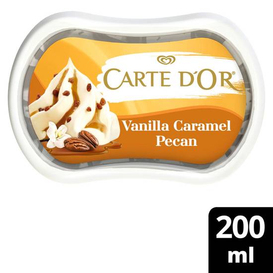Carte D'or Mini Indulgence Ice Cream Dessert Vanilla Caramel Pecan 200 ml