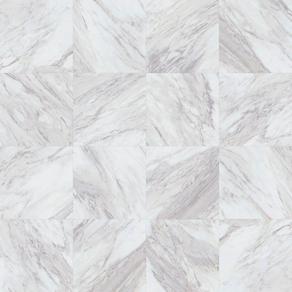 Senso 305x305mm Marble Carra DIY Prime Tile Self Adhesive Vinyl Tiles