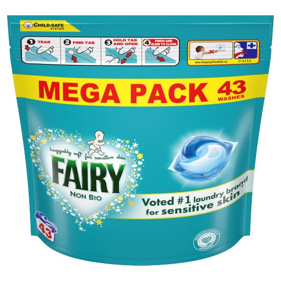 Fairy Non Bio Pods For Sensitive Skin Laundry Detergent