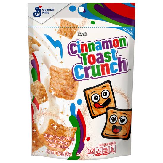 Cinnamon Toast Crunch Whole Wheat & Rice Cereal (3.5 oz)