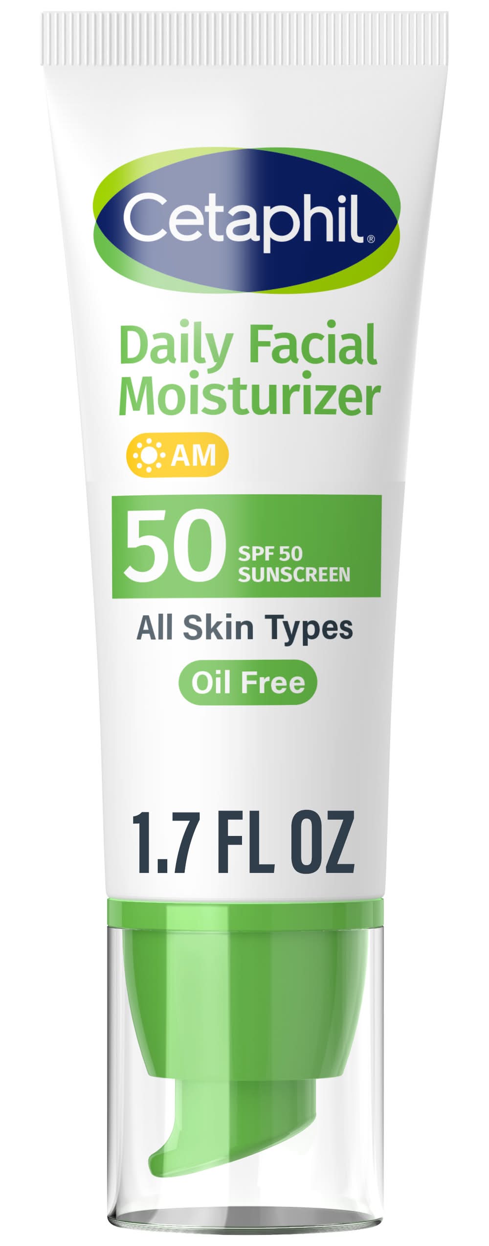 Cetaphil Daily Facial Moisturizer With Sunscreen Spf 50 (1.7 fl oz)