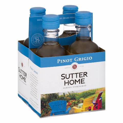 Sutter Home Pinot Grigio 4 pack 187mL