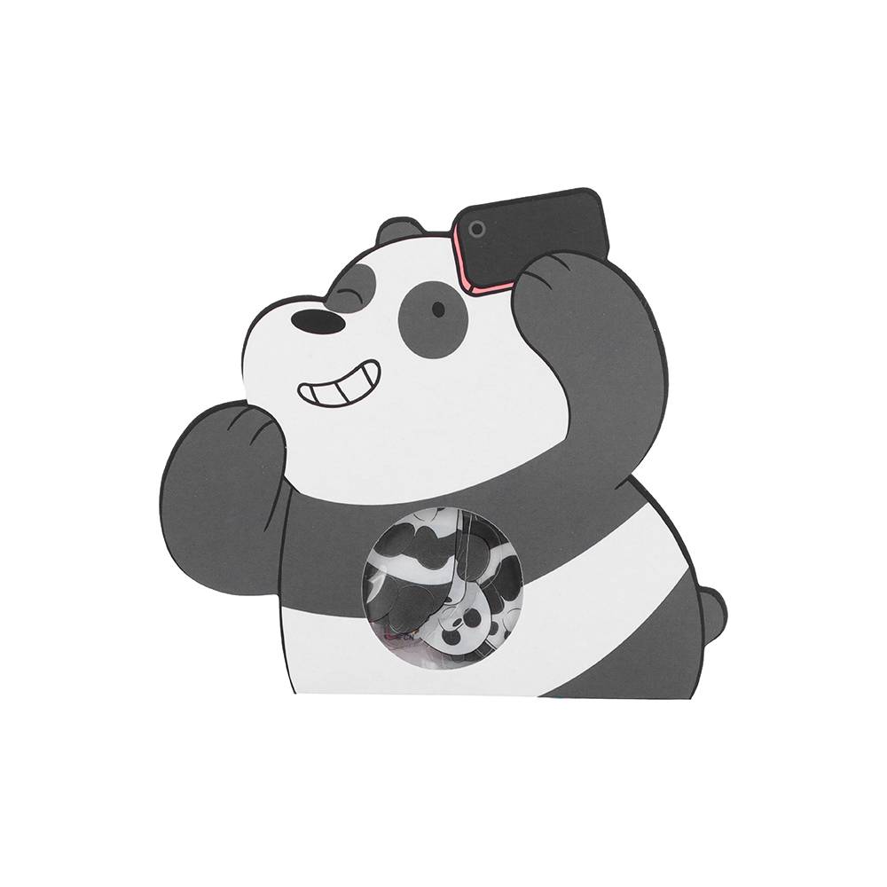 Miniso stickers panda we bare bears (bolsa 48 piezas)