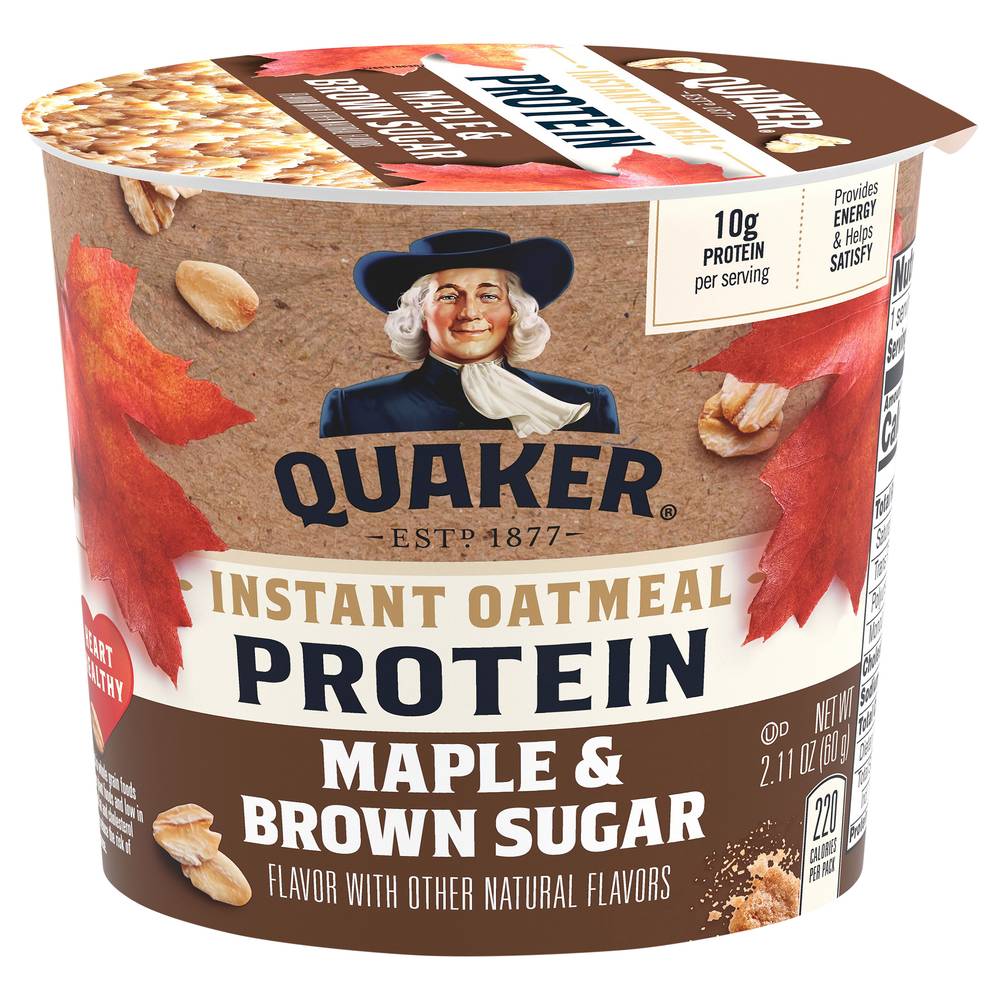 Quaker Protein Instant Oatmeal (maple-brown sugar)