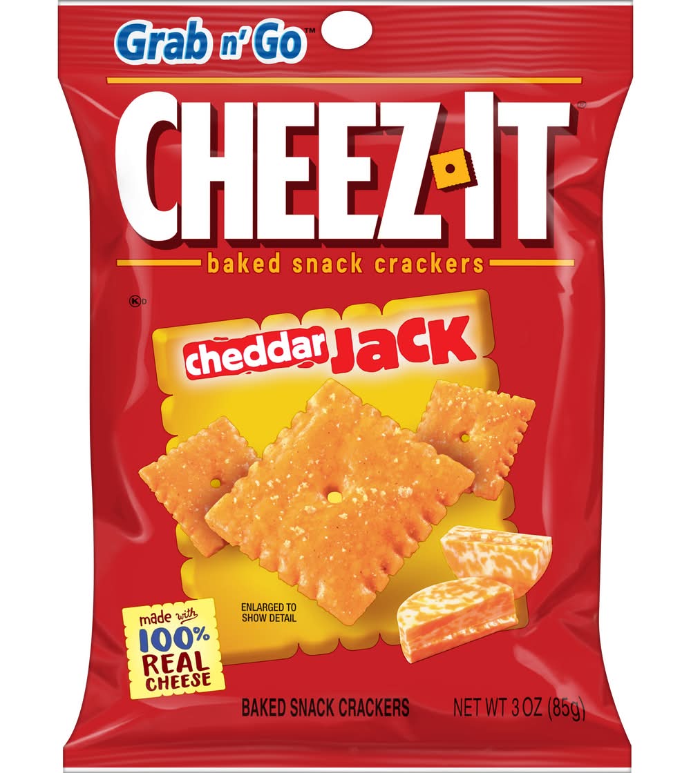 Cheez-It Cheddar Jack Baked Snack Crackers (3 oz)