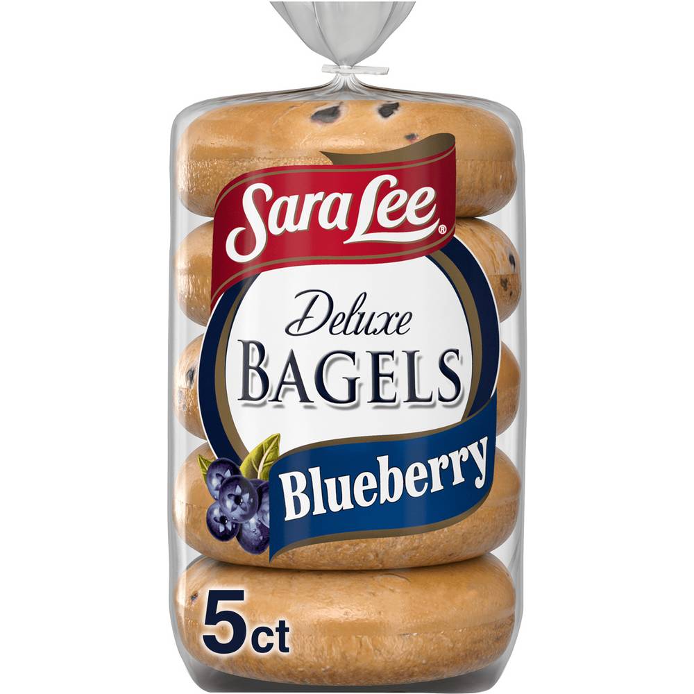 Sara Lee Deluxe Blueberry Bagels (5 ct)