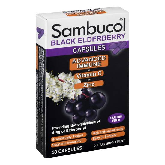 Sambucol Capsules Black Elderberry (30 ct)
