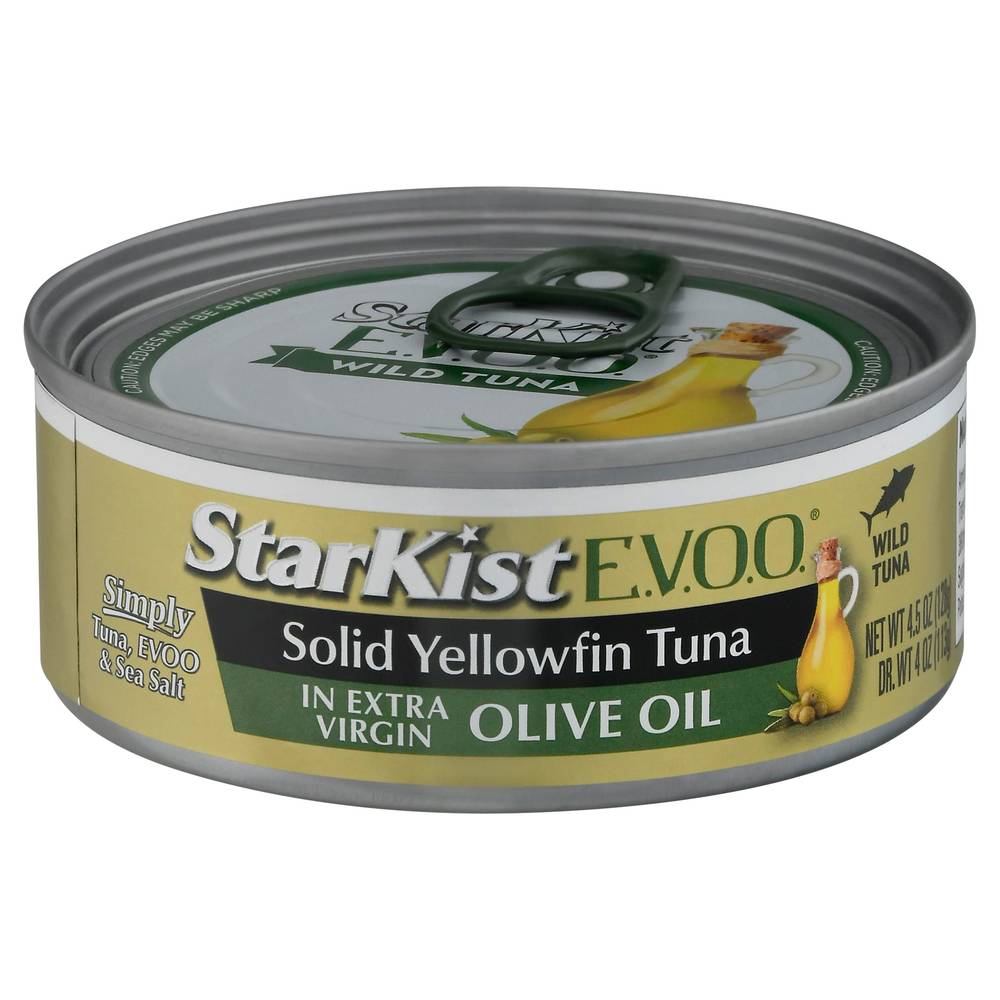 StarKist Solid Yellowfin Tuna in Extra Virgin Olive Oil (4.5 oz)