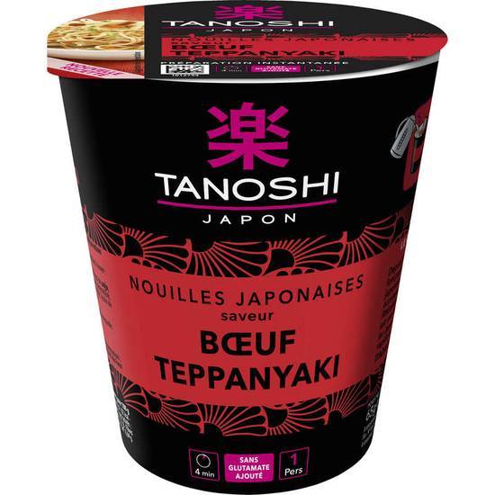 Tanoshi Nouilles Japonaises saveur Boeuf Teppanyaki 65 g