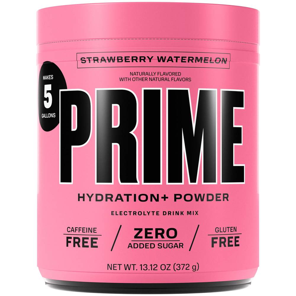 Hydration + Powder Electrolyte Drink Mix - Caffeine Free - Strawberry Watermelon (13.12 Oz. / 40 Servings)