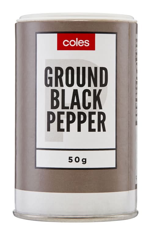 Coles Ground Black Pepper (50g)