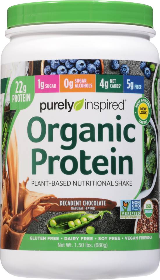 Purely Inspired Organic Protein Plant-Based Decadent Chocolate (1.5 lb)
