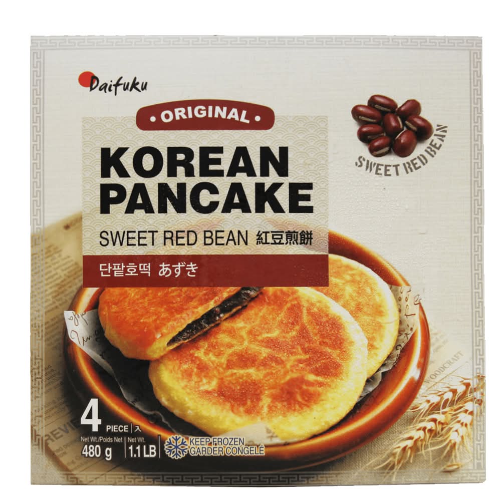 Daifuku Korean Pancake, Sweet Red Bean (1.1 lbs, 4 ct)