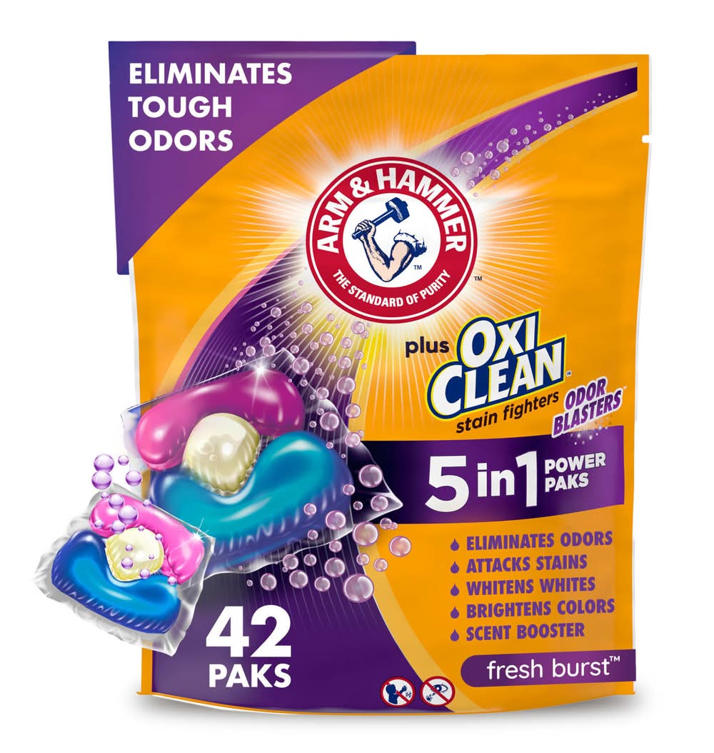 Arm & Hammer Oxiclean Odor Blaster Laundry Detergent (42 ct)