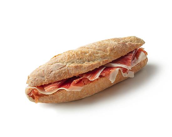 Bocadillo Jamón Con Tomate Rallado