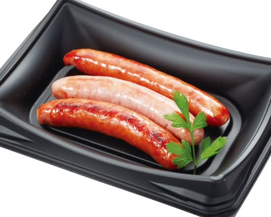 3種ソーセージ～ブラックペッパー・プレーン・ガーリック～ Three Sausage Assortment -Black Pepper,Plain,and Garlic-