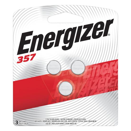 Energizer Silver Oxide 357 Blister Batteries