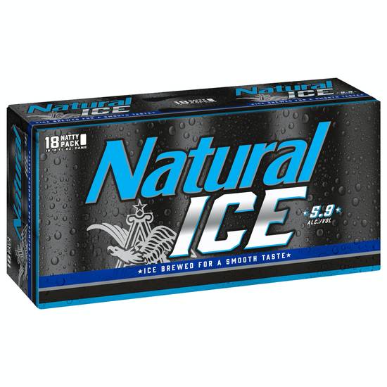 Natural Ice Beer (18 ct, 12 fl oz )