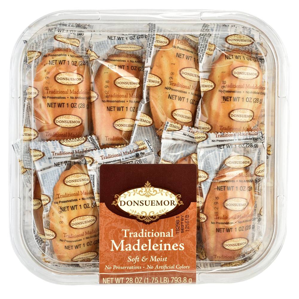 Donsuemor Traditional Madeleines (1 oz, 28 ct)