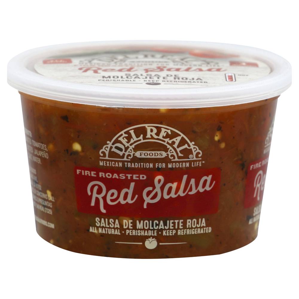 Del Real Foods Fire Roasted Red Salsa