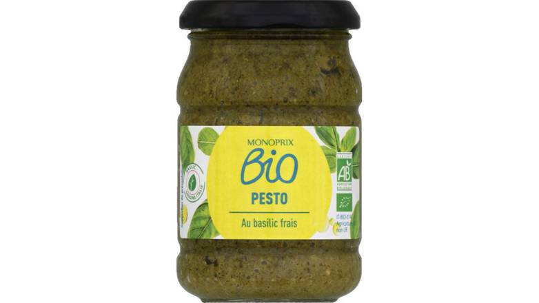 Monoprix Bio - Pesto au basilic frais
