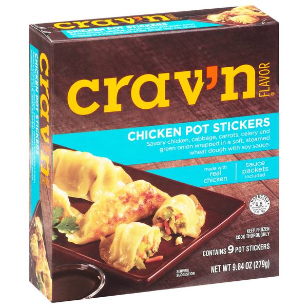 Crav'n Flavor Chicken Pot Stickers 9 Count