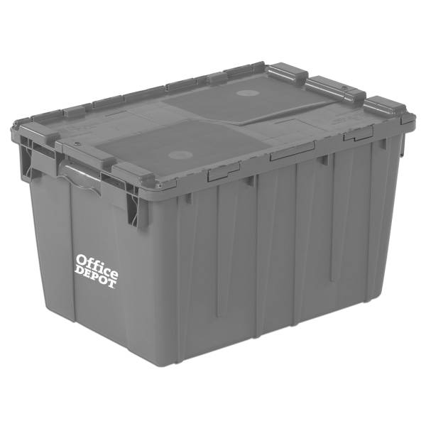 Office Depot Attached-Lid Storage Container