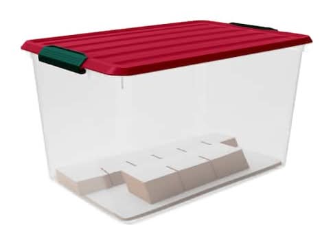 Simply Tidy Latching Ornament Storage 61.5 Qt
