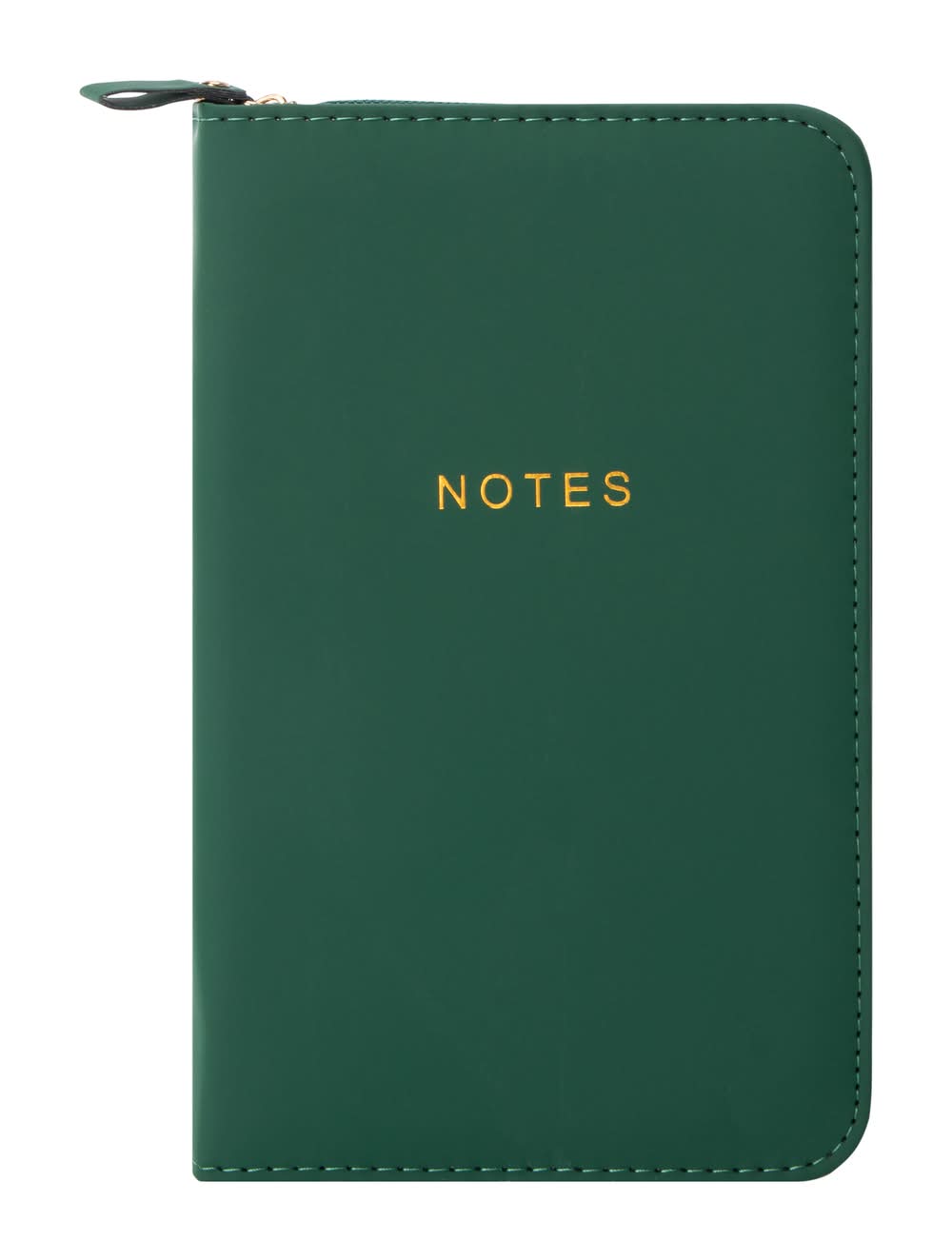 Zip-Padded Journal Green