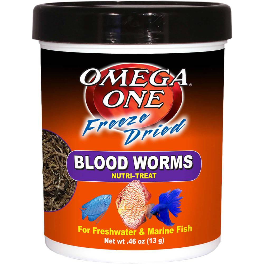 Freeze Dried Blood Worms 0.96 Ounces