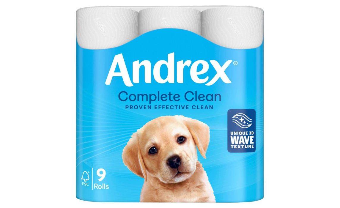 Andrex Complete Clean 9 Rolls (406718)