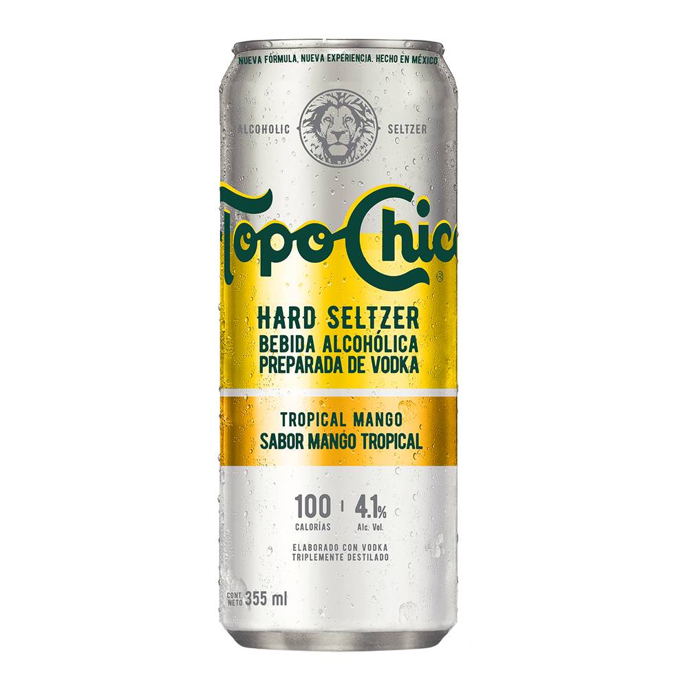 Topo chico hard seltzer (355 ml) (mango tropical)