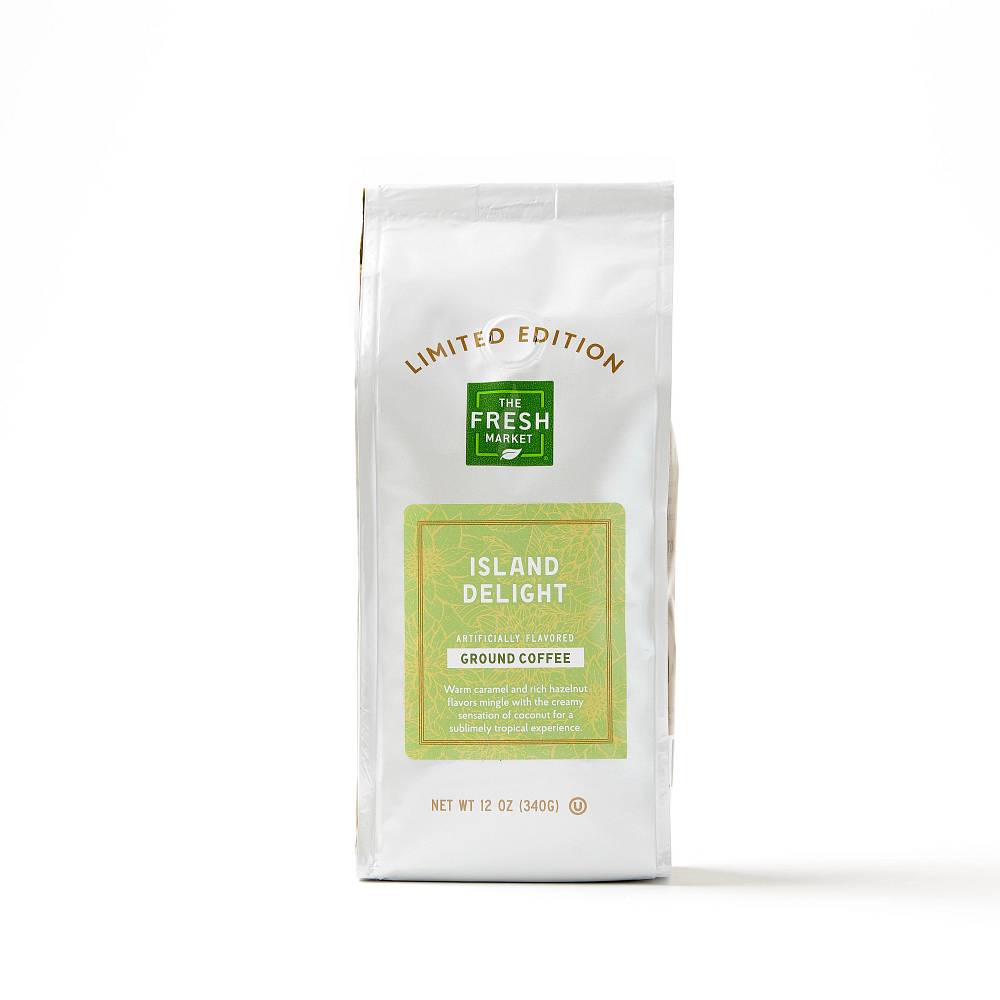 The Fresh Market Island Delight Ground Coffee Bag