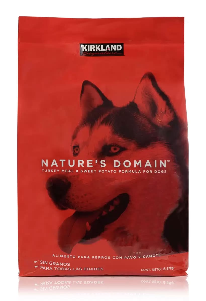 Kirkland Signature · Nature's domain alimento seco para perros con pavo y camote (15,87 kg)