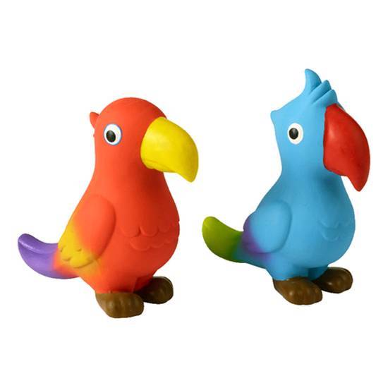 Meijer Latex Parrot Dog Toy Assorted