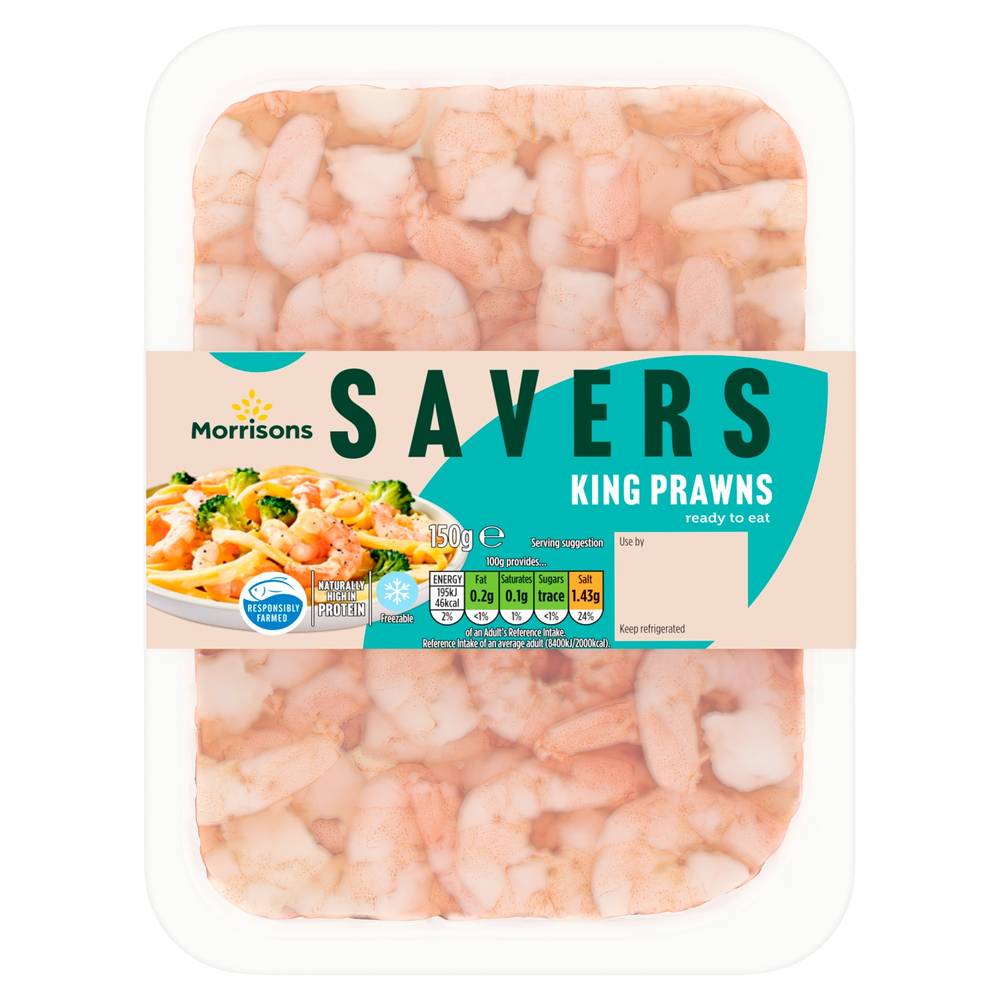 Morrisons Savers King Prawns (150g)